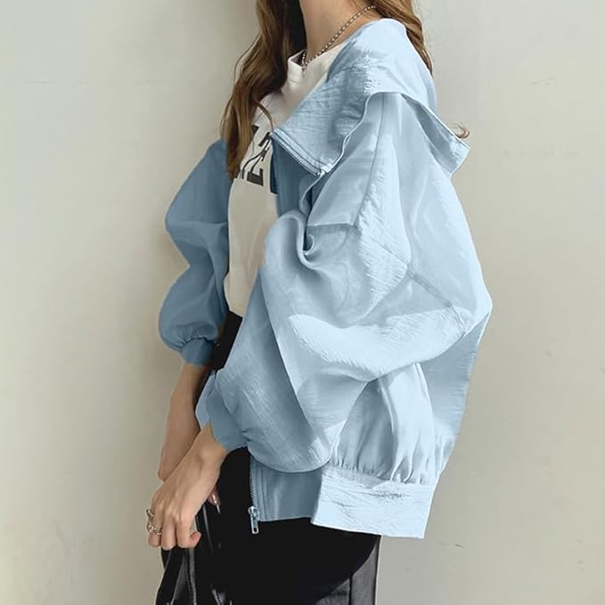 Chiengmat UV Protection Sun Hooded Cooling Sun UV Stylish One Light Women's Hoodie, Protection, Cardigan, Outerwear, Thin, Fabric, Protection,