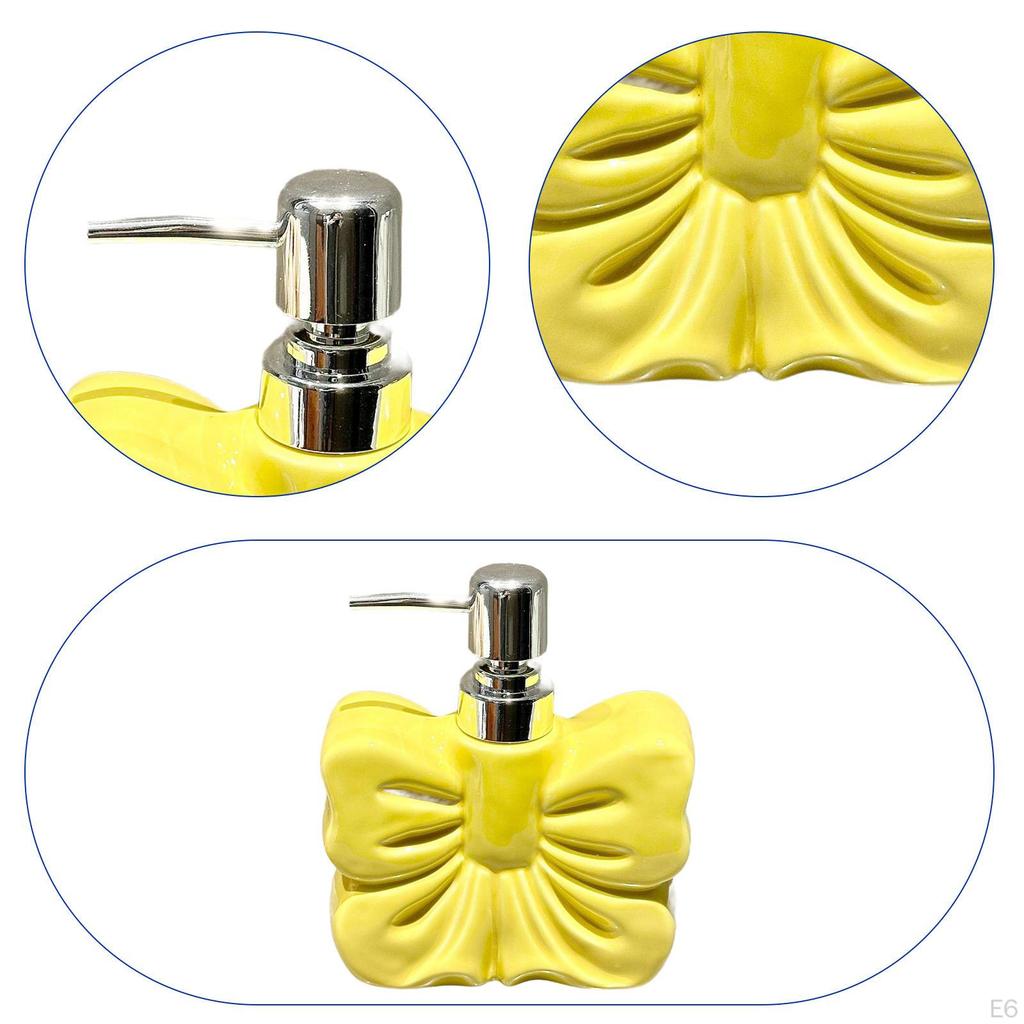 Dozownik do mydła z pompką, Uroczy, Wielokrotnego napełniania, Dekoracyjna butelka na balsam, Butelka na ręce do szamponu