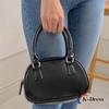 Enamel Mini Strap Tote Bag Leather Crossbody
