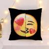 Colorful Double-sided Emoji Mermaid Sequin Pillowcase For Cozy Home Decor