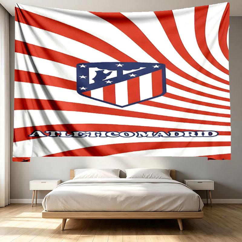 football club Print Tapestry - Portable Wall Decor Cloth, for Home, Dorm, Travel, Bedroom, Living Room - Ideal Birthday Housewarming Gift