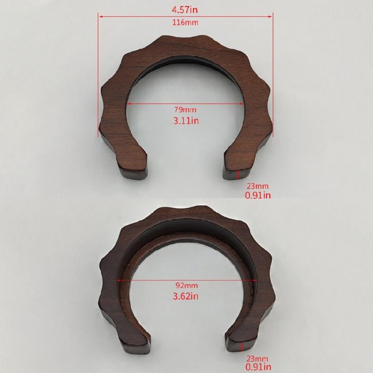 Brewing Insulation Rings Replacement Wood Anti-scalding Rings Heat-Resistant Shield For E61 Brewing Head Easy to Use