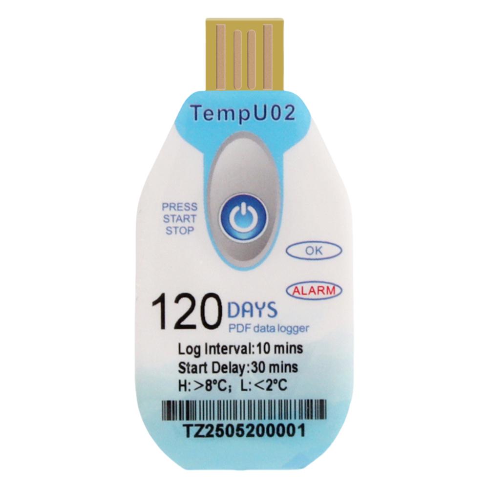 Temperature Data Logger USB Temp Record 18000 Data Capacity Temp Recorder Disposable Thermometer Logger for Cold Chain Fresh Tag