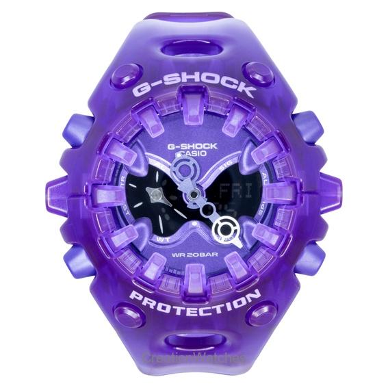 Casio Men's Purple G-Shock Resin Strap Analog Digital Dial Quartz Ga-V01ske-6A 200M Watch