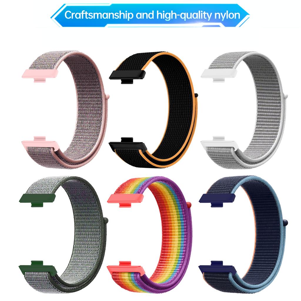 Nylon Strap For Huawei Watch Fit 4/4 Pro/3 Woven Sport Band for Huawei Watch Fit 4 Strap Smartwatch Wristband Bracelet Watchband
