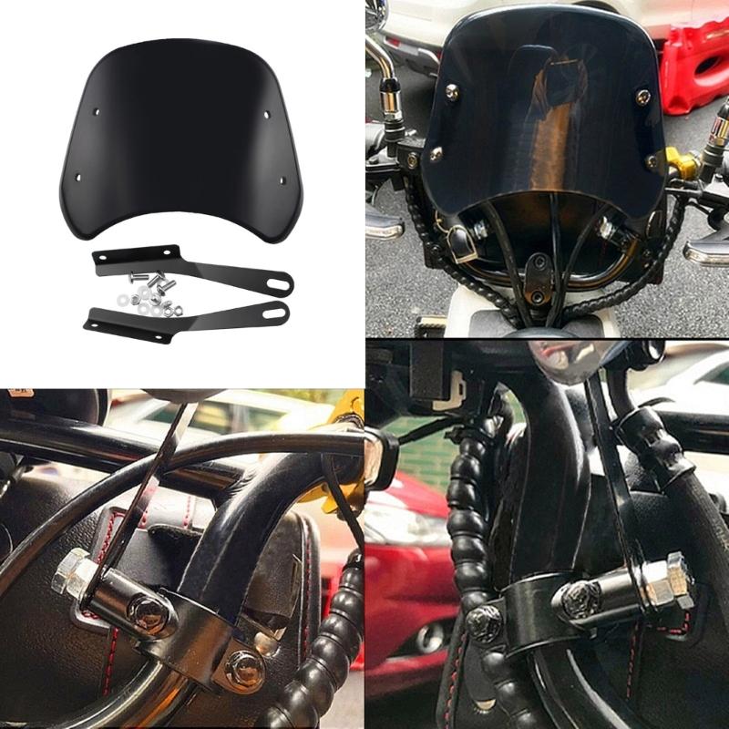 Motorcycle Windscreen Front Windscreen Motorbike Modification Accessories Deflector Windshield Replacement Parts