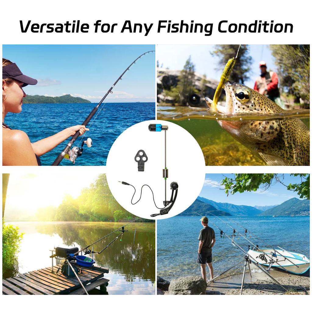 Fishing Chain Alert Bites Alarm Fishing Hanger Tackles Carp Rod Strikes Indicators Blue