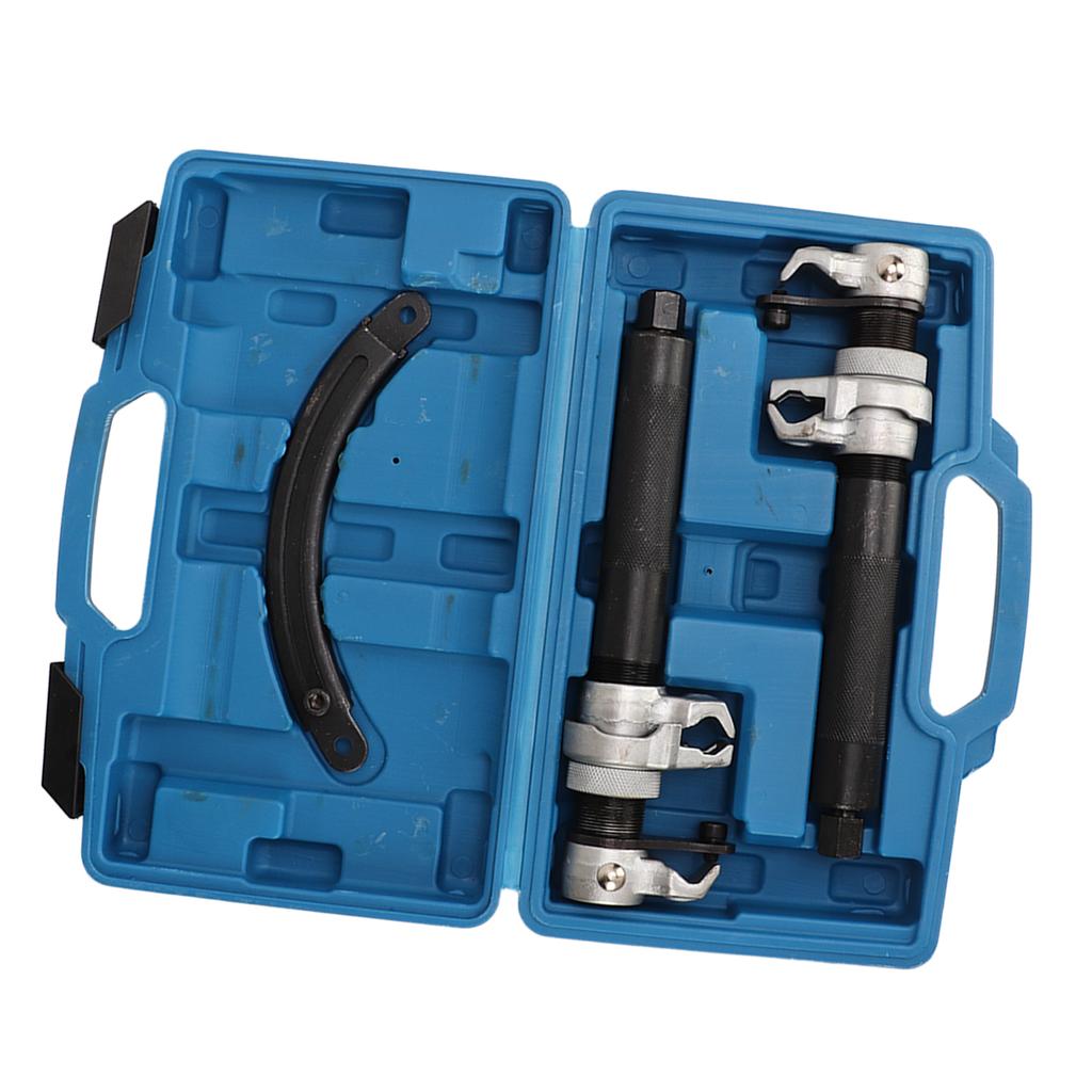 Outil de compression de ressort hélicoïdal avec mâchoire et support Ensemble de compresseur de ressort de jambe de force robuste de 2645 lb pour