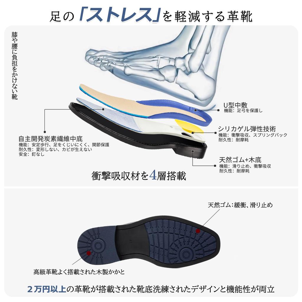 Business Leather Dress Straight Luxury Genuine Inner Premium Black [Fox Sense] Shoes, Shoes, Men's Shoes, Tip, Men's Shoes, Leather, Feather,