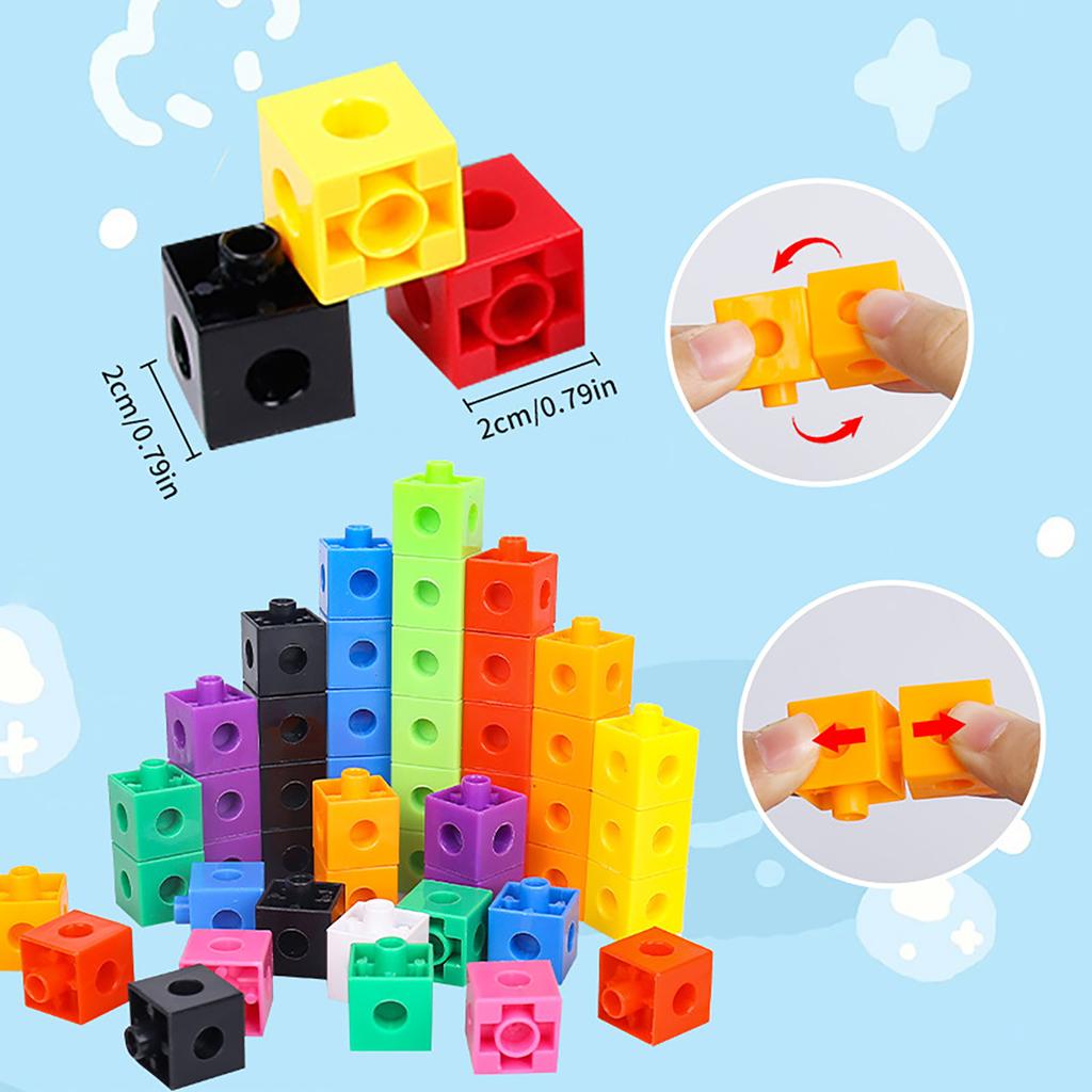 Early Education Block Assembly Block Puzzle Intelligence Plastic Puzzle Block Block Children'S Teaching Block Assembly Toy