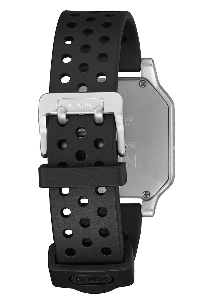 Nixon Heat Watch for Men and Women, Silver, A1320130-00 [Officially Imported]