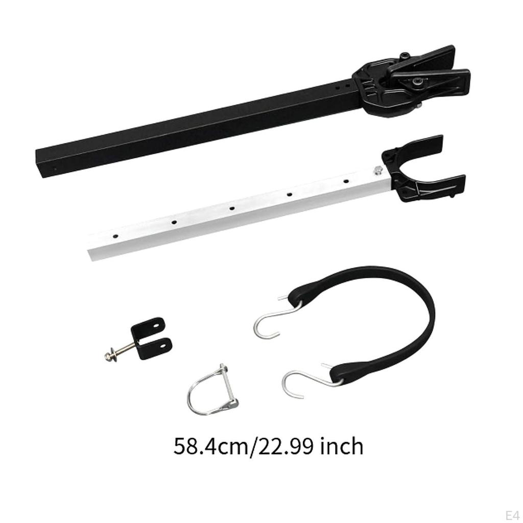 Einstellbare Bootsmotorhalterung, Heckspiegelschutz, Gummi-Außenborderbaugruppe, Rollen- und Anhängerhalterungen