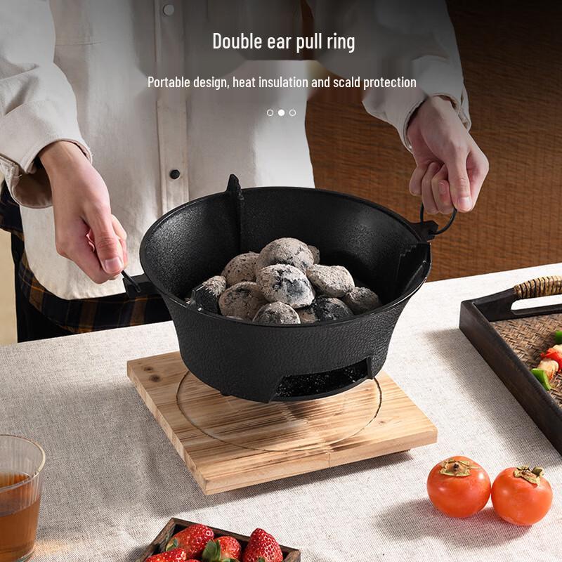 Outdoor Campfire Tea & BBQ Charcoal Stove Set