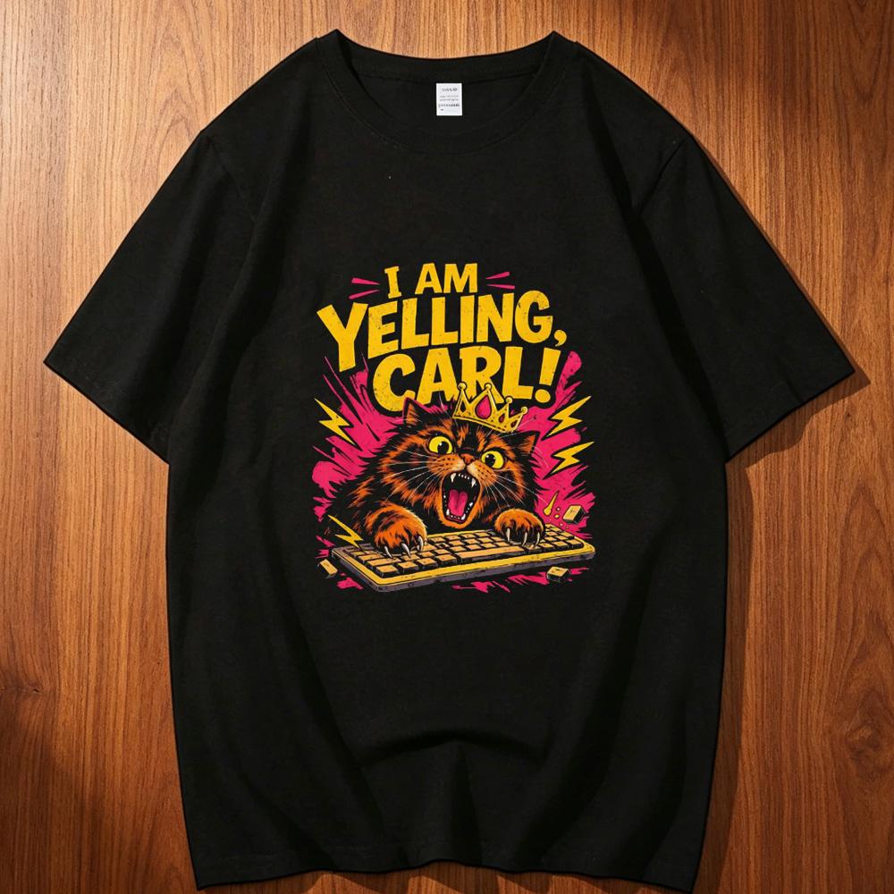 Dungeon Crawler Carl Cotton T Shirt Unisex Harajuku Grunge S Yk Trendy T Shirt Yk Psychedelic Pastel Anime Korean Clothes
