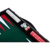 Backgammon de luxe 47 cm x 38 cm x 2,7 cm pro. et loisirs (vert/rouge/blanc)