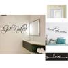 Removable Vinyl Bathroom Rules Art Wall Stickers For Elegant Home And Office Decor