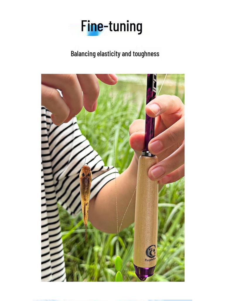 Ultra-Light 1.8m/2.1m Stream Fishing Rod for Crucian Carp, Minnow, White Amur