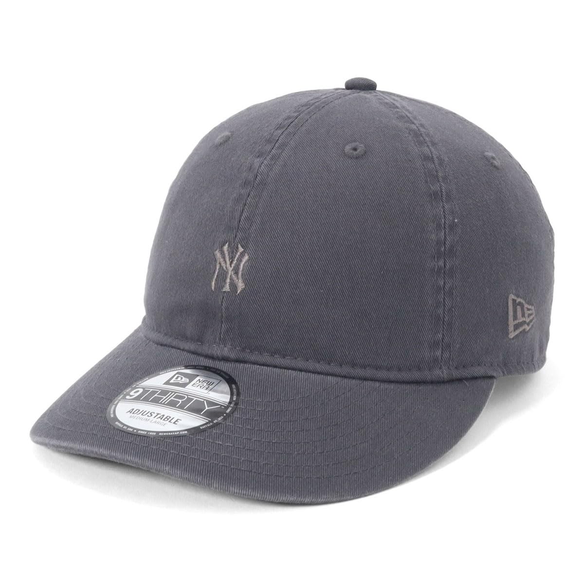 

Кепка ONSPOTZ Custom Charcoal 9Thirty Washed Cotton Mini Tonal Logo Mlb New York Yankees [New Era] L/XL
