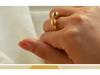 Adjustable Gold-Plated Stainless Steel Chubby Ring for Women - European & American Influencer Style