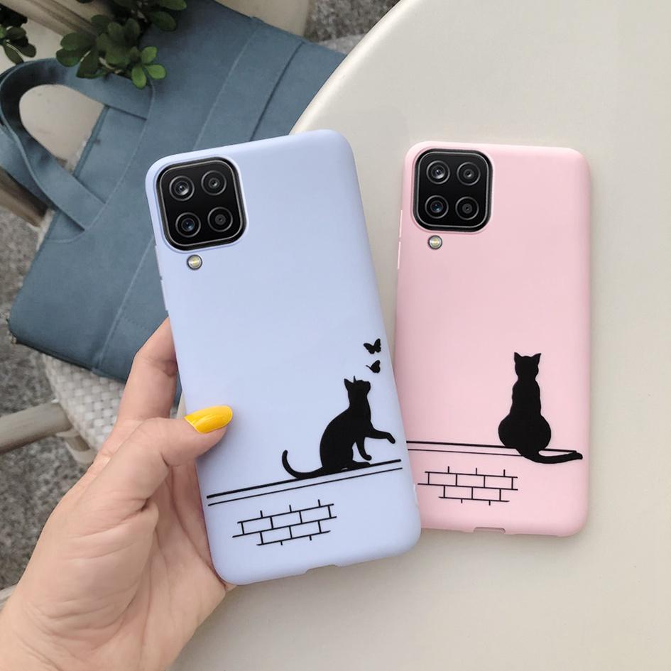 For Samsung Galaxy A12 Case Samsung A42 5G Lovely Heart Cover Back Fundas For Samsung A 12 SM-A125F SM-A426B A 42 5G Phone Cases