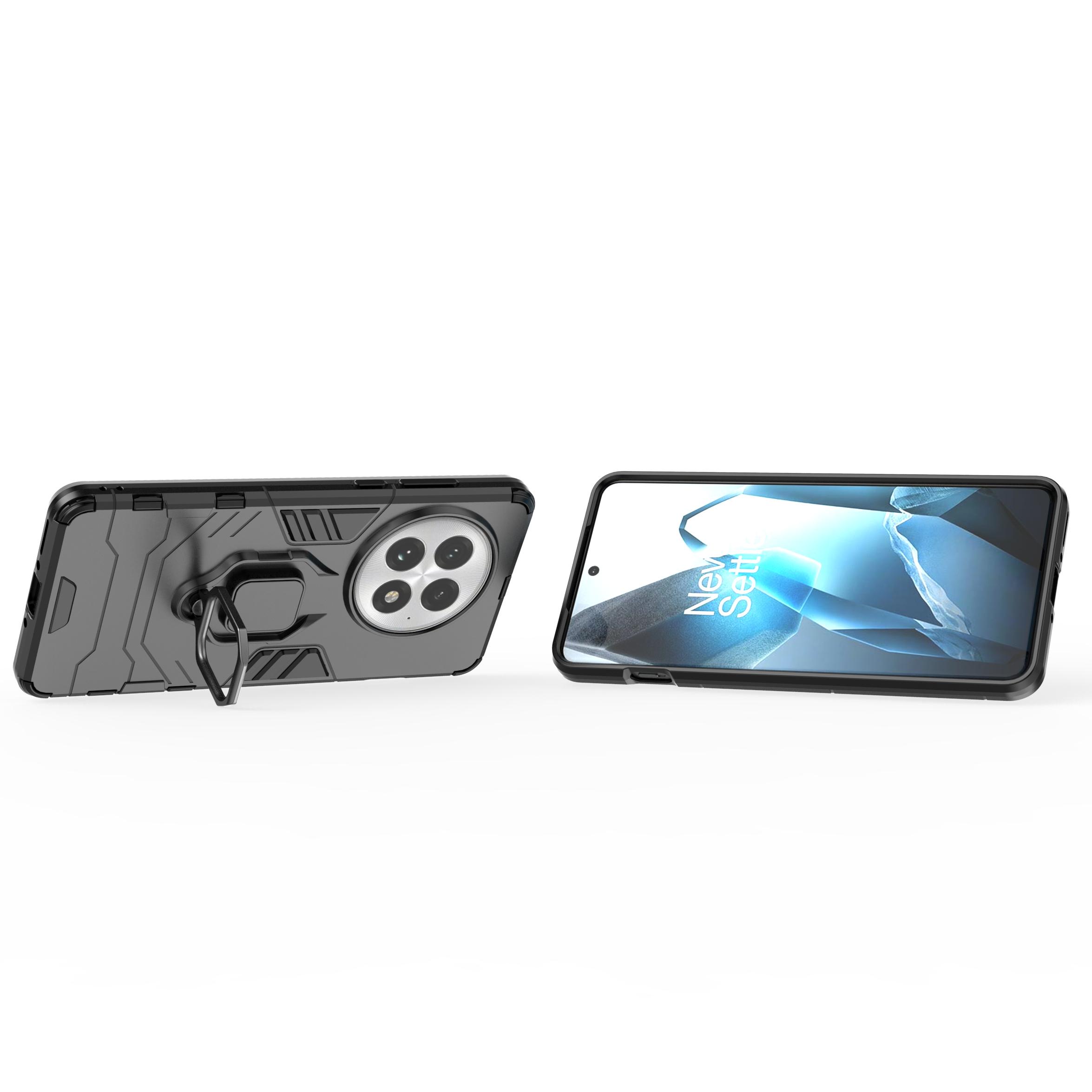 

For OnePlus 13 Case PC+TPU Protective Phone Cover with Ring Kickstand Blue