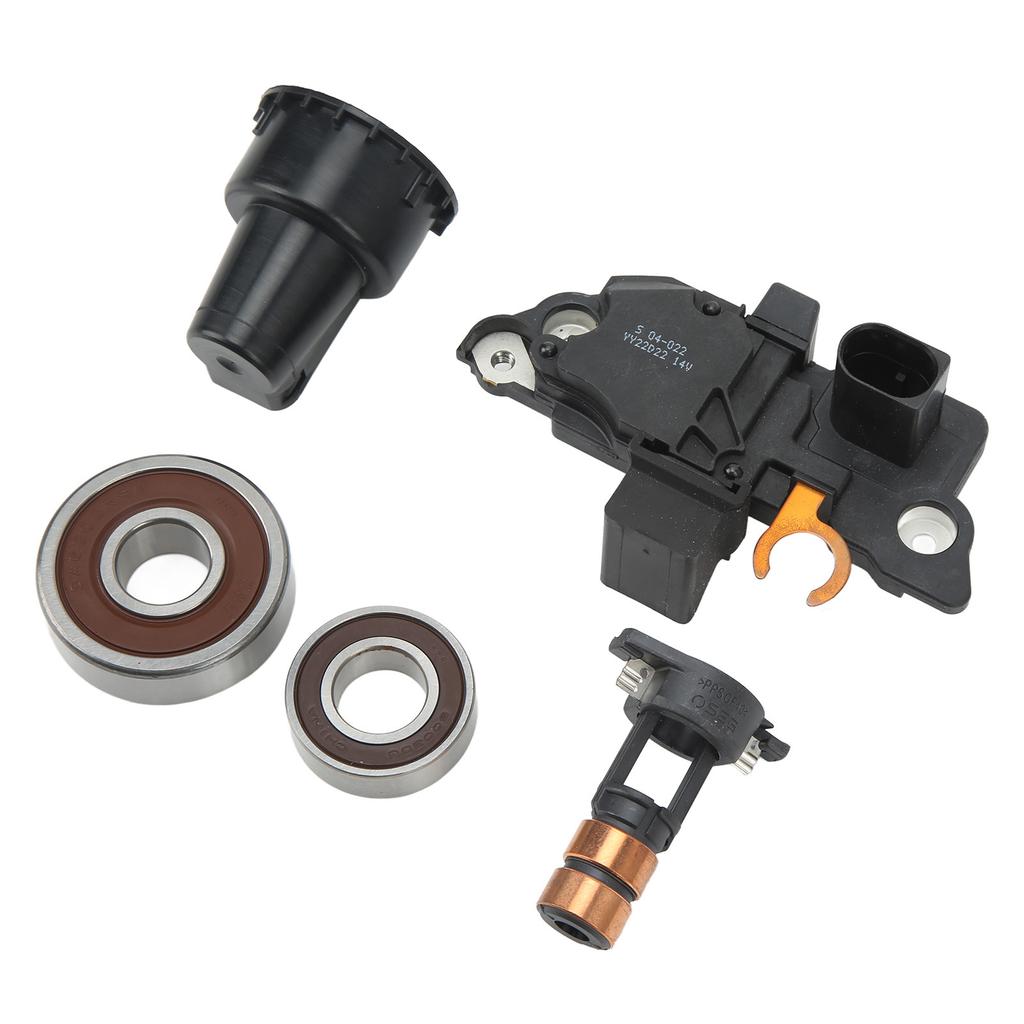 Alternator Rebuild Kit 0124525062 Stabilizer Brush Bearing Set for Rabbit L5 2.5L 2007‑2009