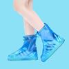 Unisex PVC Waterproof High-Top Non-Slip Shoe Covers for Travel