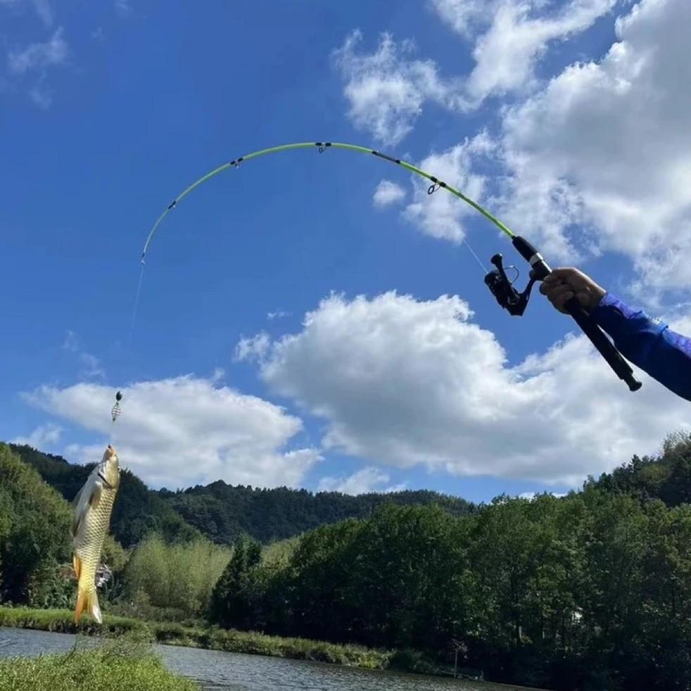 Solid Tip Fiberglass Streamer Fishing Rod: Ultra-Hard, Sturdy, Dedicated for Lure Fishing