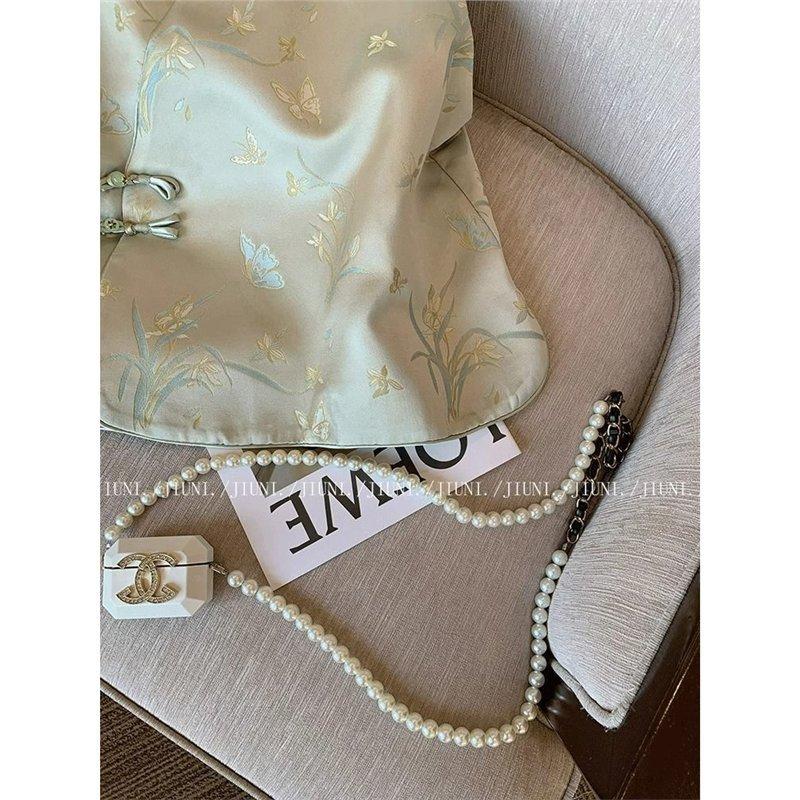 Jacquard embroidered satin vest women's 2025 new high-end temperament outer wear sleeveless vest