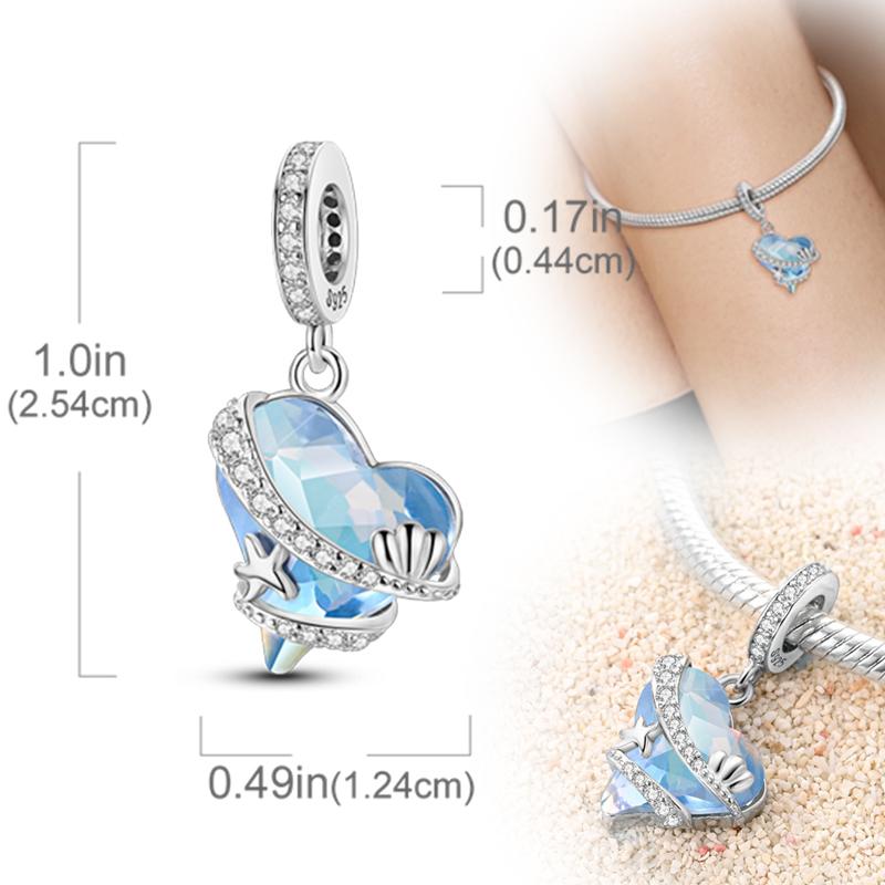 New Original Copper Charms Beads Pendants For Original Bracelet Necklaces Charm Women Diy Jewelry Gifts