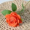 Single Velvet Strand Rose Simulation Flower Table Decor And Special Occasions