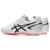 Asics Ds Light Club Round Toe Comfortable Ag (Rubber Short Studs) Ic/In Artificial Turf Soccer Shoes Men Soccer Shoes White Black 1103A077-100