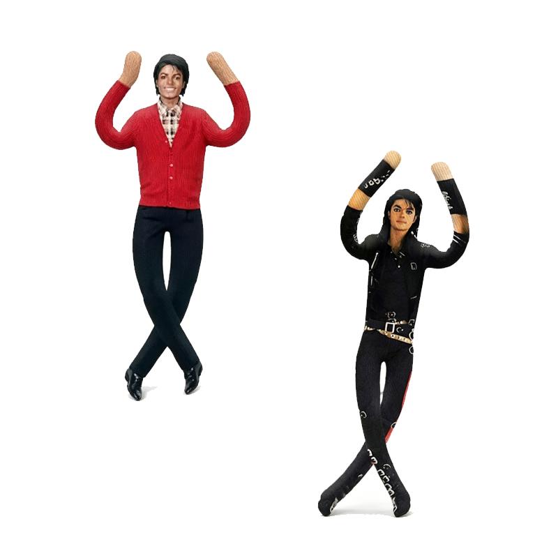 Anime Michael Jackson Cosplay Prop Pop Knuffel Gevulde Figuur Poppen Kamer Decoratie Abstract Gewricht Beweeglijkheid Props Cadeau 28cm