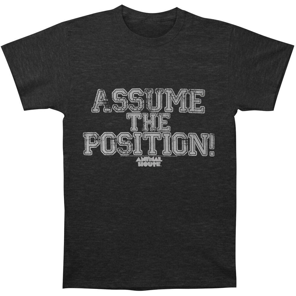 

Угольная футболка унисекс Animal House Position S