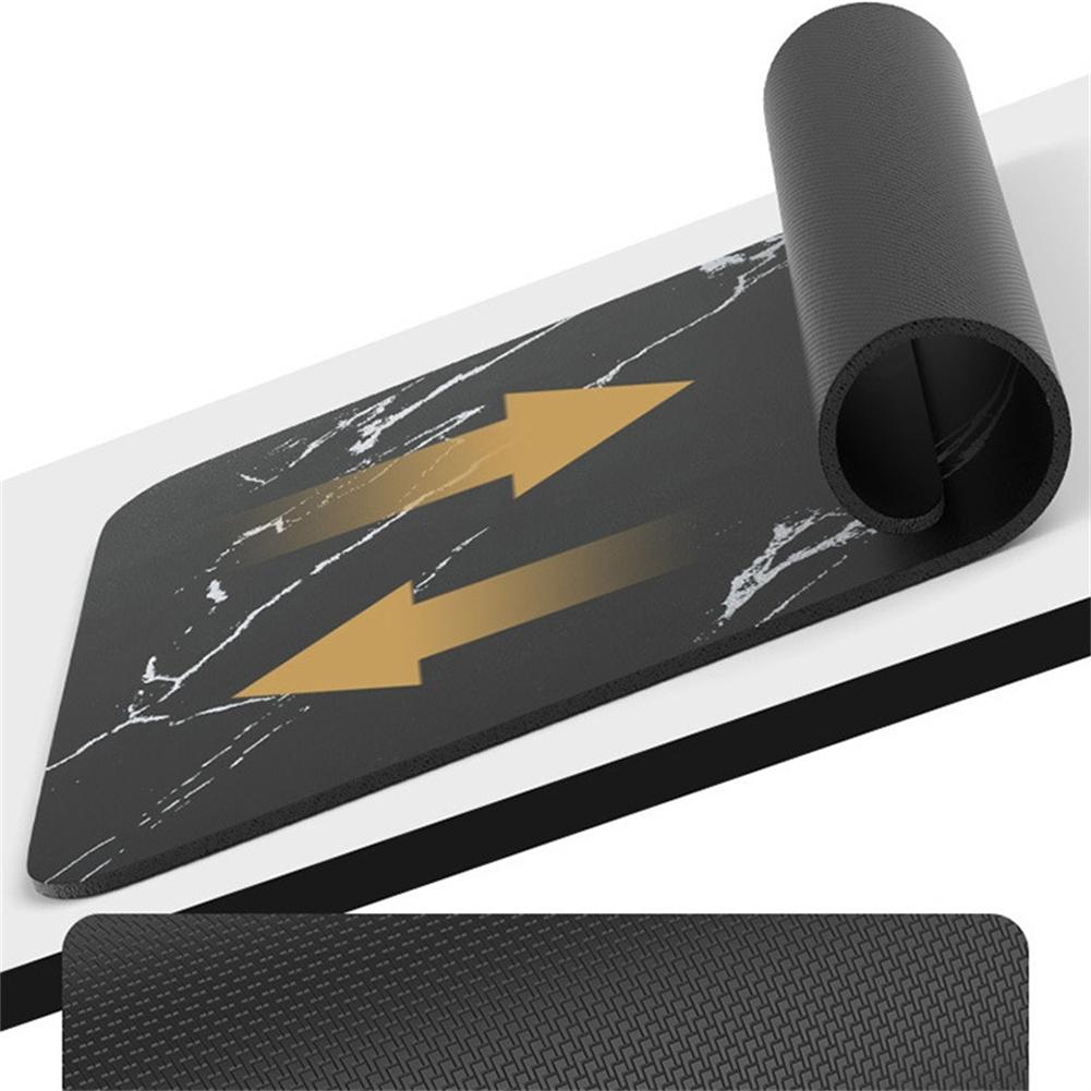 60x40CM Bathroom Rugs Washable Bath Mat Diatomite Stone PU Floor Mat Non Slip Quick Dry Pad Multi-Purpose Doormat Bathroom Acces