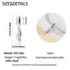Original Copper Charms Luxury Purple Parrot Animal Pendant Beads Fit Bracelet Diy Women Making Delicate Gift