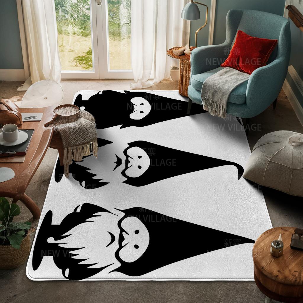 Hus inngangsteppe Hjem dørmatte Stue Bad Fot baderoms sklisikre vannabsorberende tepper bad God jul vinter