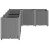 Plant Pot Light Grey 160x120x53 cm PP