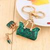 Heißer Verkauf Strass Kristall Schlüsselanhänger Charme Anhänger Geldbörse Schlüsselanhänger Schlüsselanhänger Geschenk
