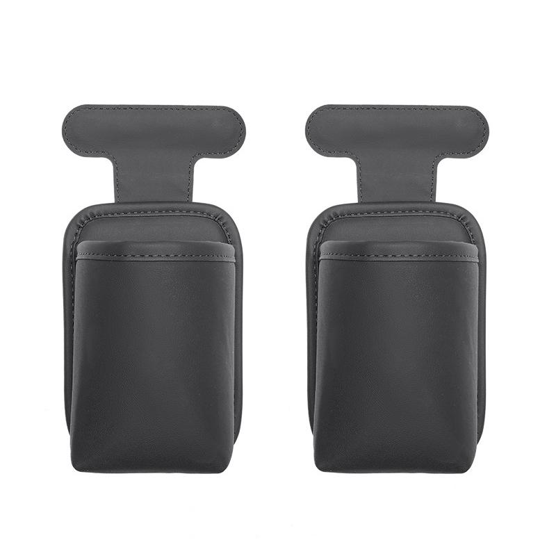1/2pcs Car Door Cup Holder Organizer Leather Waterproof Drink Holder Storage Bag Universal Tidy Vehicle Interior Accessories