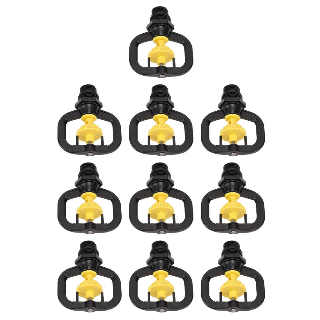 10PCS Refraction Micro Nozzle Butterfly Rotating Sprinkler Garden Irrigation Rotating Misting