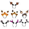 Halloween Party Hairband Cute Pumpkin Headband Cosplay Costume Headdress Family Gathering Festival Headpiece Accessories