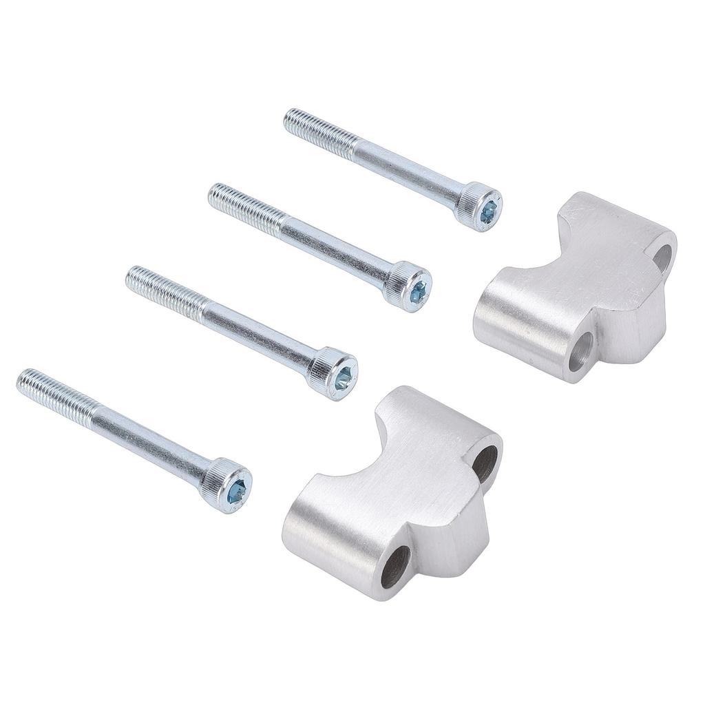 7 8in 22mm Handlebar Mount Clamp Riser 30mm Rise Height Aluminum Handlebar Riser for Motorcycle Dirt Bike ATV