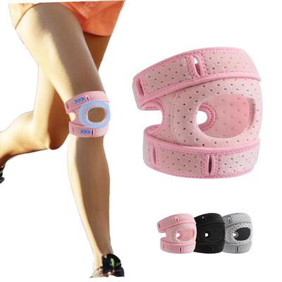 Adjustable Knee Brace For Running - Patella Knee Brace For Knee Pain, Dual Patellar Tendon Support Strap With Gel Pad, Knee Supp