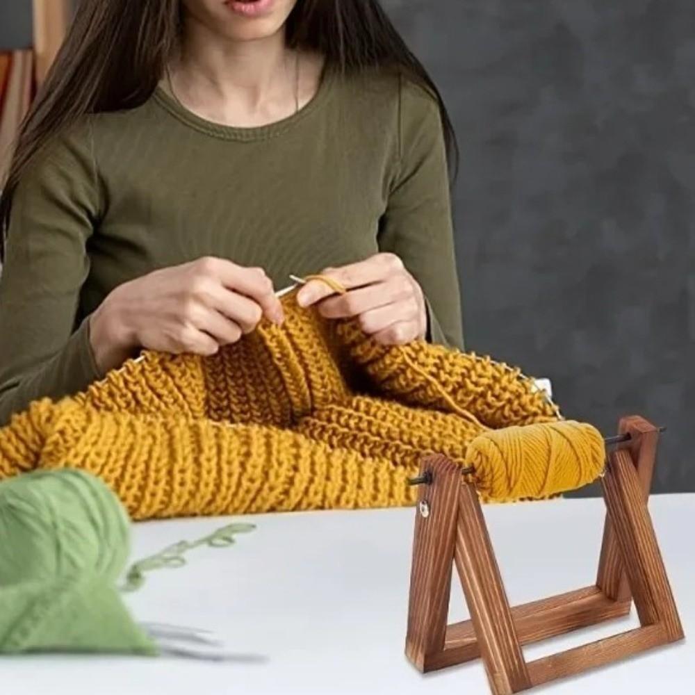 Detachable Frame Wool Storage Rack Rotating Yarn Ball Holder Yarn Ball Stand Knitting Crafts