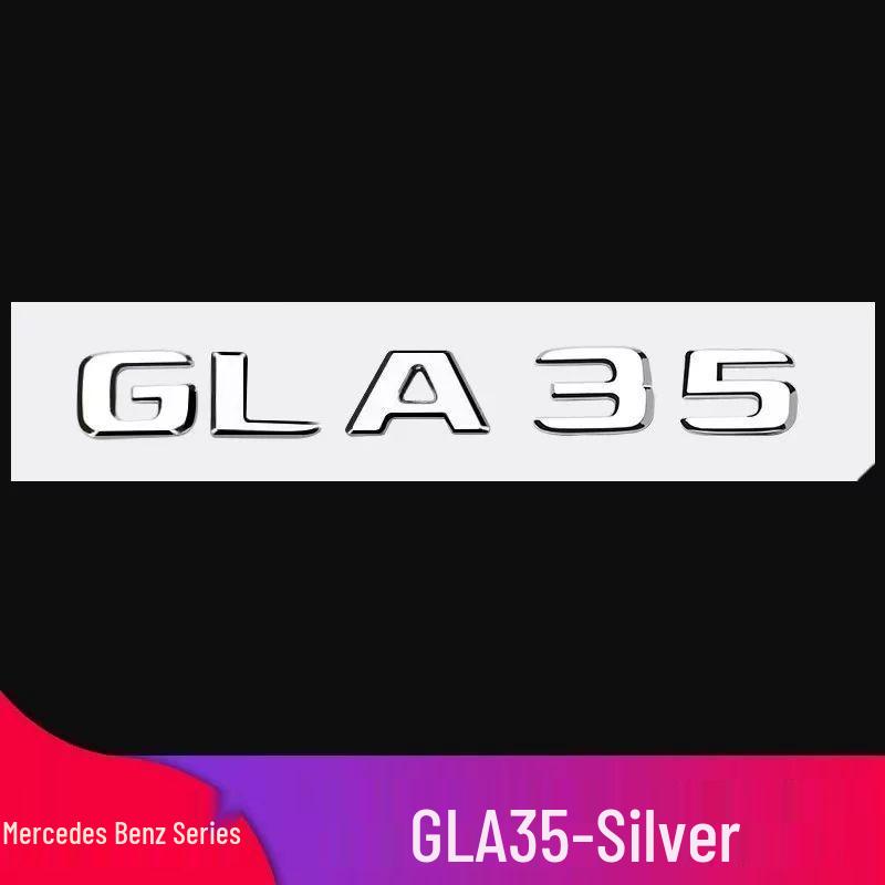 Compatible with Mercedes GLA180 GLA200 GLA260 AMG Tail Badge Emblem Letter Sticker Logo