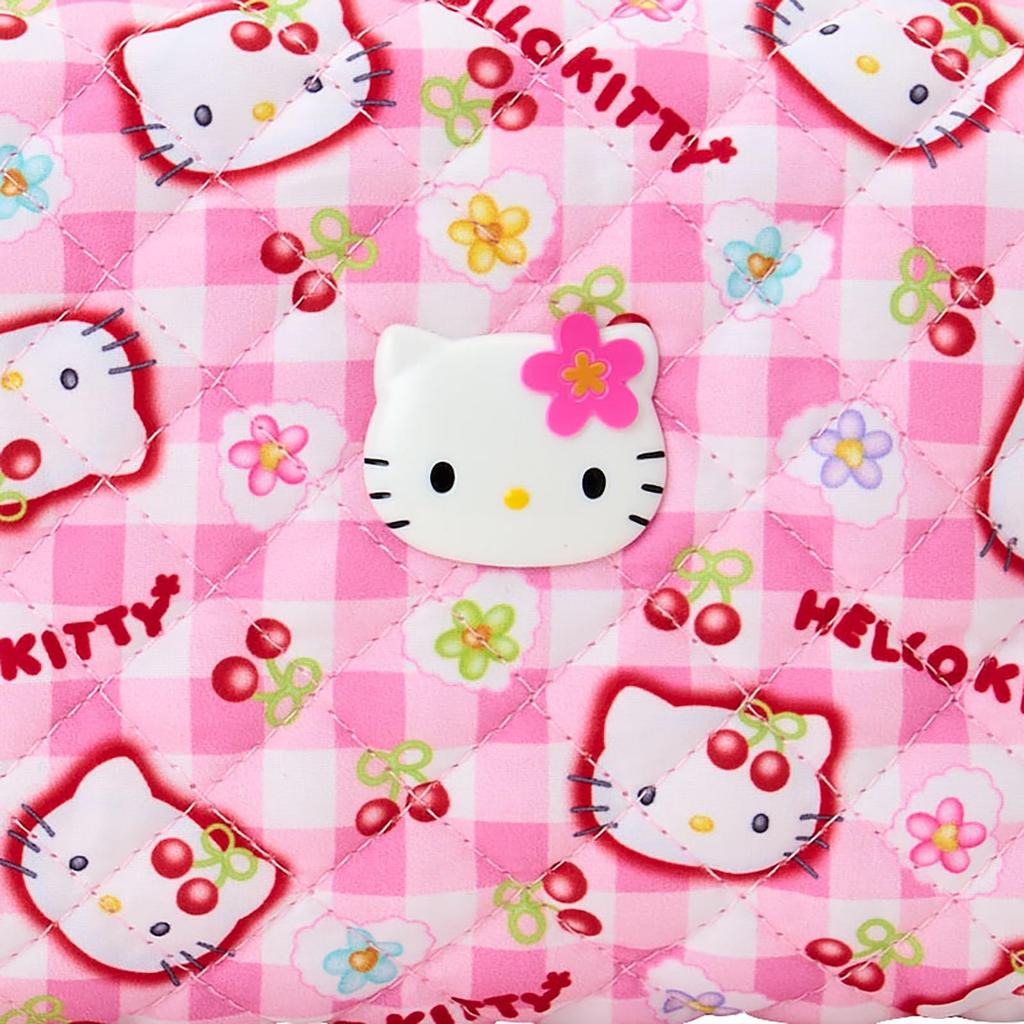 Sanrio Hello Kitty Pouch Steel Suitable for ages 3 and up Item 624977 (Everyone's Quilt) - Polyester, Cotton, ABS, - - No.