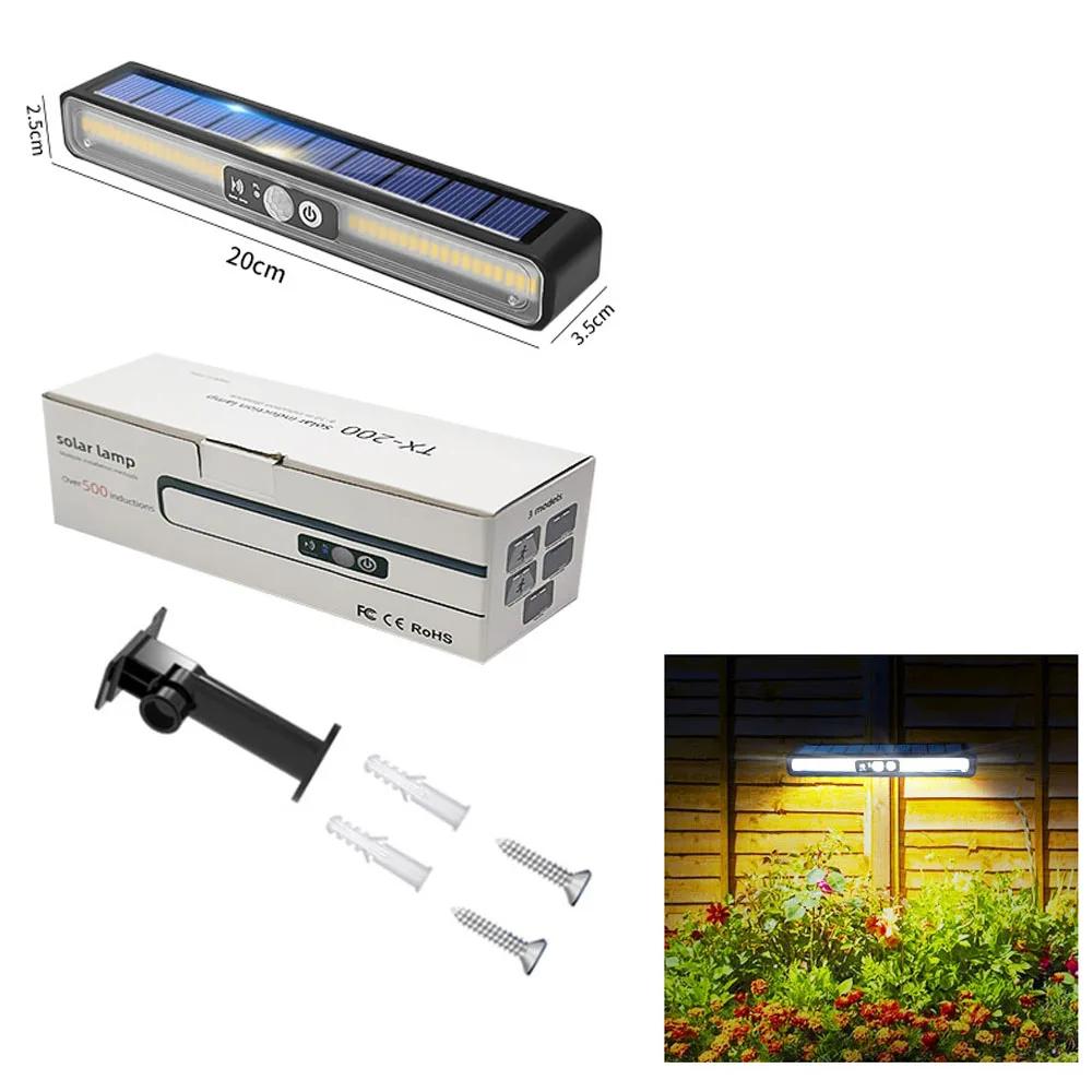 Solar Bewegungsmelderleuchte Außen Wasserdicht Clip-On Zaunleuchte mit 36 LED-Leuchten Tragbare Solar-Sicherheitsleuchte für Zaun Garage