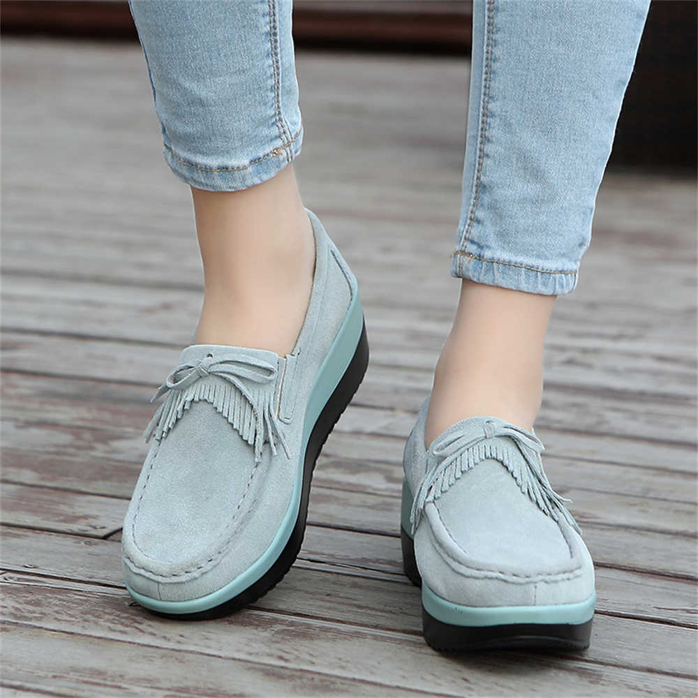 Fashion Moccasin Rubber Sole Basketball Shoes Women Tennis Sneakers Gray Women's Sports Footwear Welcome Deal Dropship Idea Team