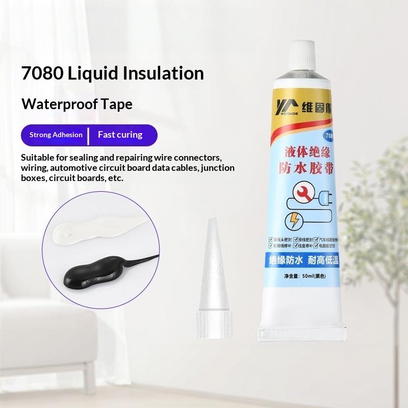 Liquid Insulation Adhesive Rapid Curing Waterproof Sealant Non Toxic for Cable Plug Home Repair Use